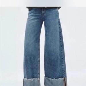 rag & bone Flare Jeans in Classic Blue